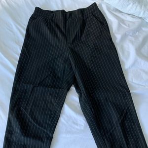 Pin striped pants